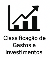 Ícone 11 - Classificação de gastos e Investimentos