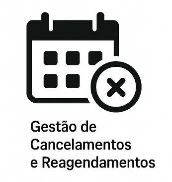 Ícone 14  - Gestão de cancelamentos e reagendamento